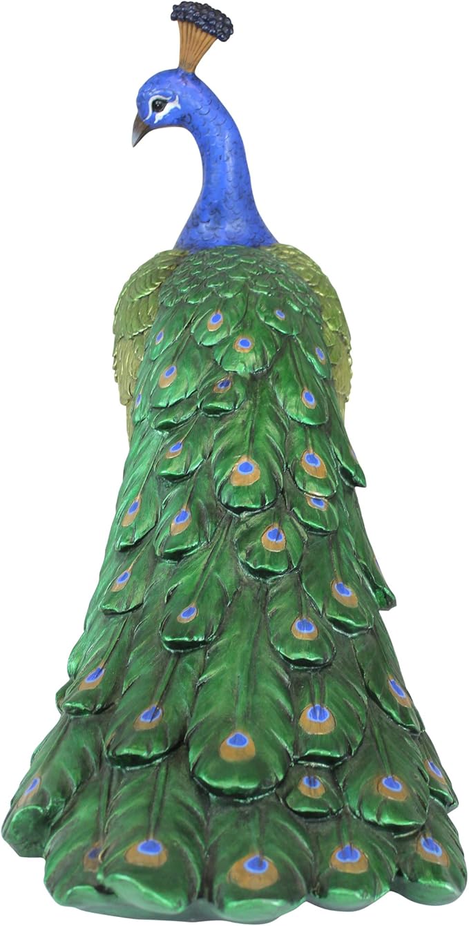 Design Toscano The Regal Peacock Garden Sculpture