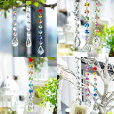kanpura DIY Suncatchers 164pcs Sun Catchers Making Kit for Adults Clear Hanging Prism Sun Catcher with Crystals Rainbow Maker for Window Wedding Garden Christmas Decor