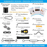 String Light Hanging Kit,Guide Wire for Outdoor String Lights, Shade sail Hardware kit,with 164 Ft Nylon Coated Stainless Steel 304 Wire Rope