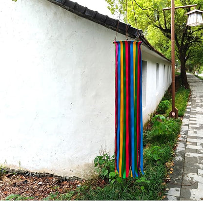 Satin Ribbon Windsock Streamer, Outdoor Decorations for Your Patio, Garden, Yard, Dock and Camper, 49-Inch, WS-49K-01