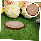 BESPORTBLE 1pcs Outdoor Wooden Garden Pathway Paver Stepping Slice for Landscaping Lawn Walkway Decoration Elegant Garden Supplies