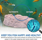 Magic Pond Rocks, Fish Tank Rocks for Enhancing Water Clarity with Your Regular Cleaning Routine, Fish Friendly Aquarium Rocks, All Natural Aquarium Decor, Small - Up to 750 Gallons