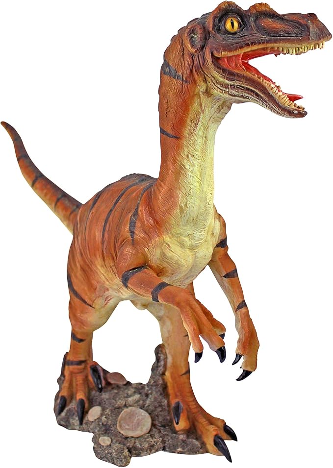 Design Toscano Velociraptor Scaled Dinosaur Statue