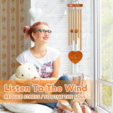 Gifts for Mom, 25.5" Aluminum Wind Chimes for Outside with Heart Catcher, Mom Birthday Gifts from Daughter or Son, Mother Gifts for Birthday, Christmas, Mother's Day, Home Decor