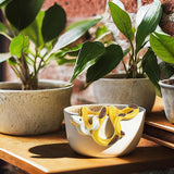 HUFAND Banana Snake Figurine Plant Pot Hugger Resin Miniature Hanging Realistic Banana Snake Statues Plant Decorations Gifts for Outdoor Home Garden Fence Balcony Patio Lawn Yard Ornaments