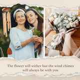 Leebbsin Mother's Day Best Gifts for Aunt, Wind Chimes for Aunt, Birthday Gift for Auntie from Niece Nephew, Love Reminder Gifts for Mothers Day, Christmas, Thanksgiving, Best Aunt Ever-Large 36''