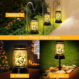 Great Pyrenees Gifts for Women/Men Great Pyrenees Dog Solar Lanterns Mom Birthday Dog Lovers Lantern Pet loss Pet Memorial Lights Solar Garden Decoration for Yard, Patio,Backyard,Porch Torches Light