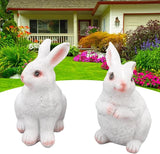 Garden Statues, oor Animal, Synthetic Craft Sculp with Like, Weather den r for Home Patio Lawn Yard