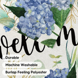 AVOIN colorlife Spring Hydrangea Flowers Garden Flag 12 x 18 Inch Double Sided, Seasonal Welcome Yard Outdoor Flag