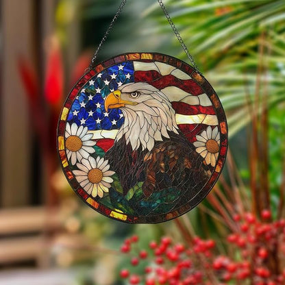 Stained Glass Window Hanging,suncatcher Stained Glass kit,Stained Glass Ornament, Garden suncatchers for Windows Hanging,Window Decor or Indoor,Gifts for Women, Lovers, Couple, Friends