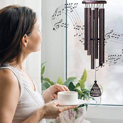 ZANIION Gifts for Women Wind Chime 32", Birthday, Inspirational, Thank You Gifts for Women, Sometimes You Forget You are Awesome Present for Her/Mom/Sister/Friends, Anniversary/Appreciation Wind Bell