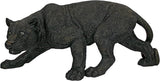 Design Toscano Shadowed Predator Black Panther Garden Statue, Medium 26 Inch, Polyresin, Black