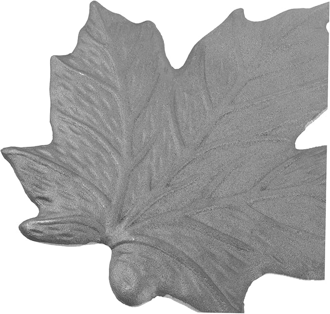 Garden Iron Paver Stone Walkway Decorative Maple Stepping Stone Outdoor Garden Decor Iron Material for Lawn Pathways Home Decoration
