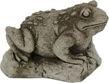 Toad Garden Statues Cement Frog Sculptures Cast Stone Frogs Figurines