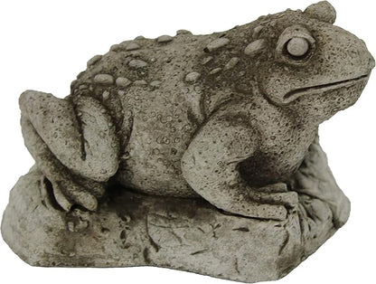 Toad Garden Statues Cement Frog Sculptures Cast Stone Frogs Figurines