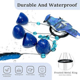 Bird Wind Chimes for Outside，Steller'Jay Bird Gifts，Blue Bird Wind Chimes Outdoor Decorations, Mother‘s Day Gifts for Mom/Grandma,Garden Patio Backyard Hanging Decor.