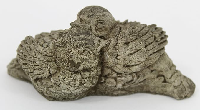 Nesting Birds Concrete Garden Statue Cement Figurine Bird Cast Stone Sculpture