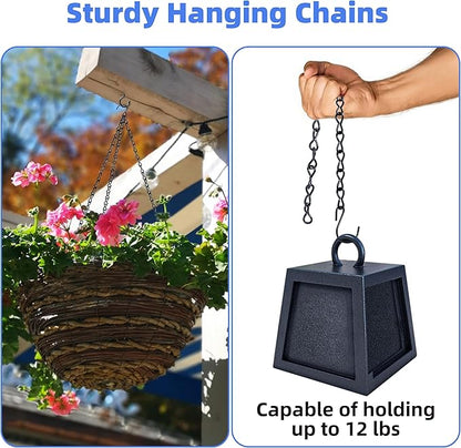VRSS Hanging Chains for Hanging Planter Basket Bird Feeder Lanterns Ornaments Wind Chimes Billboards DIY Crafts (9.5 inch 6pcs)