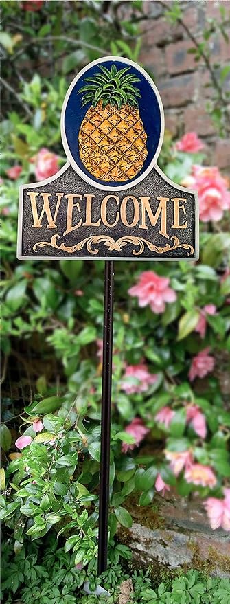 Spoontiques - Ladybug Crossing Garden Stake - Garden Décor - Decorative Stake for Lawn and Yard - Multicolored