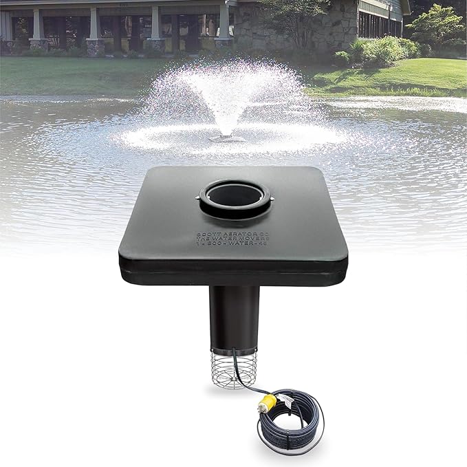 Scott Aerator DA-20 Display Pond Aerator – 1/3 Horse Power 230V 200ft Cord | Aerating Pond Fountain | Pond Aerator Pump for Small Ponds | Pond Aeration System | Made in USA