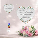 Gifts for Grandma - Mother’s Day Birthday Gift - Meanigful Keepsake - Heartfelt Gift for Grandmother Mom Mama Nana from Granddaughter Daughters - Crystal Rainbow Maker - Hanging Window Decor