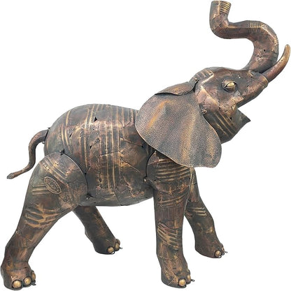 Zaer Ltd. 68.5" Tall Large Elephant Iron Garden Statue