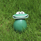 Garden Frog Statue Outdoor Decor – Waterproof Resin Frog Sculpture, Hand-Painted Frog Garden Statue for Patio, Lawn, Yard, Balcony or Porch, Cute Frog Figurine Garden Decor Gift for Garden Lovers