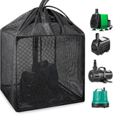 OUMEE Pump Filters Bag, Pond Barrier Bag Large Pump Mesh Bags for Outdoor Water Koi Fish Ponds (7.2 in)