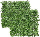 Expandable Fence Privacy Screen for Balcony Patio Outdoor,Decorative Faux Ivy Fencing Panel,Artificial Hedges (Single Sided Leaves)……