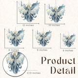 Acrylic Suncatcher Indoor Colorful Window Hanging Ornament Outdoor Sun Catcher Panel for Home Decor Car Garden Gift Colorful Angel Acrylic Suncatcher