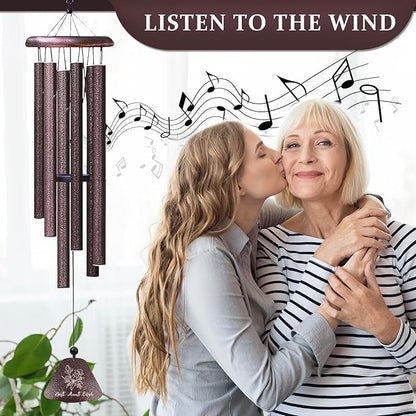 Mothers Day Aunt Gifts, Best Auntie Ever 32" Wind Chimes, Aunt Birthday Gifts, Best Auntie Gift Ideas from Niece, Cool for Aunts, Funny Aunties Windchimes from Nephew