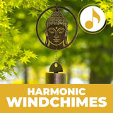 VP Home 31-inch Rustic Zen Buddha Wind Chimes for Outside Unique Zen Buddha Windchimes Outdoor Decorations Garden Decor Buddha Gift for Women, Mom, Grandma, Unisex