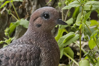 Hi-Line Gift Various Bird on Stump Statues (Mourning Dove)