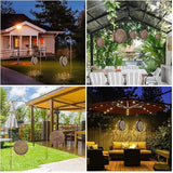 2 Pack Solar Wind Chimes for Outside, 43" Peacock Hanging Wind Chime Lantern with Wire, Deep Tone Memorial Wind Chime Decoration for Home, Patio, Garden, Yard, Multicolour Wind Chimes Gifts