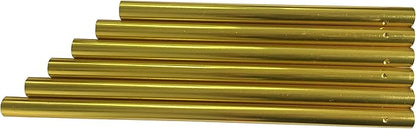 YEJI 6 Pcs Gold Tone Large Hollow Wind Chimes Outdoor Ideal Gift Aluminum Tubes Garden, Patio, Home Decoration, 6 Size