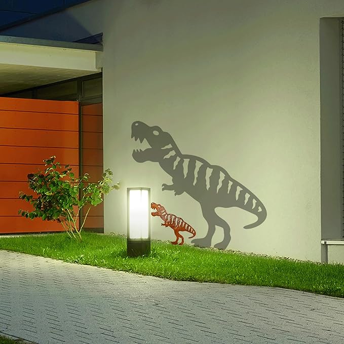 Decorative Dinosaur Garden Statues, Dinosaur Garden Stakes, Yard Lawn Decor – Ideal Outdoor Clearance Gift for Dinosaur Lovers, noxozoqm240510