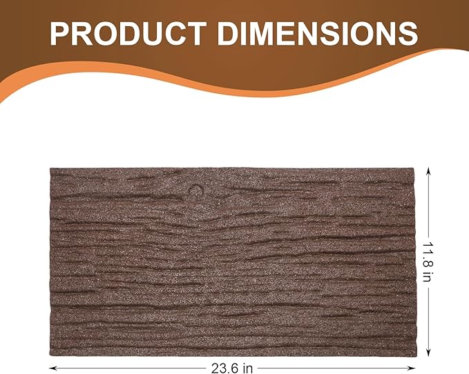 Sekcen 3 Pack Rubber Stepping Stones Outdoor Walkway Garden Recycled Paving Stones Pavers for Walkways