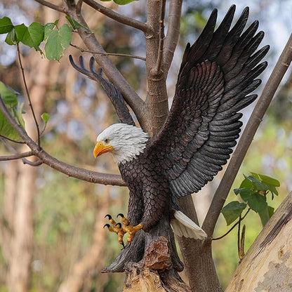 Huge Eagle Statue - 24.4 Inch Outdoor Eagle Statue for Garden, Outside,Yard Decoration