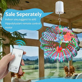 Hummingbird Wind Spinner,Hummingbird Gift for Women/Mother/Father,12In Stainless Steel 3D Wind Spinner Hanging Kinetic Yard Garden Christmas Ornaments,Outdoor & Indoor Wind Sculptures