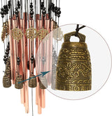Outdoor Indoor 28 Metal Tube Wind Chime with Copper Bell Large Windchimes for Patio Garden Terrace W Fengshuisale Red String Bracelet W3089