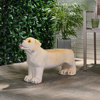 Dog Bench, Outdoor Bench, Light Brown, No Assembly Required