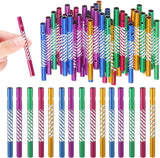 Toddmomy 50pcs Aluminum Wind Chime Tubes, 3.14" Colored Hollow Metal Pipes for DIY Crafts & Replacement, Weather-Resistant Outdoor Garden Decor