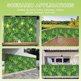 Grooy 20"X20" Artificial Grass Wall, 8PCS Boxwood Hedge Panels UV-Protected Greenery Privacy Hedge Screen, Grass Backdrop Wall for Indoor Outdoor Patio Balcony, Party Garden Fence Decor