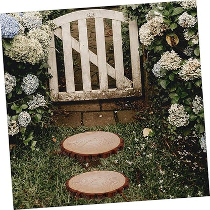 KESYOO Outdoor Garden Wooden Stepping Log Decorative Paver for Lawn Decor and Walkway Path Durable Wood Garden Decoration for DIY Projects and Walkways