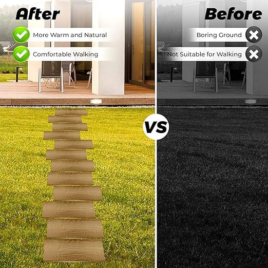 Concrete Mold Stepping Stone, Concrete Cement Mold, Reusable Path Maker Mold, DIY Walkway Stepping Stones Mold, Decor Mold for Garden Walkway, Personalized Manual Garden Lawn Stepping Stones (Plank)