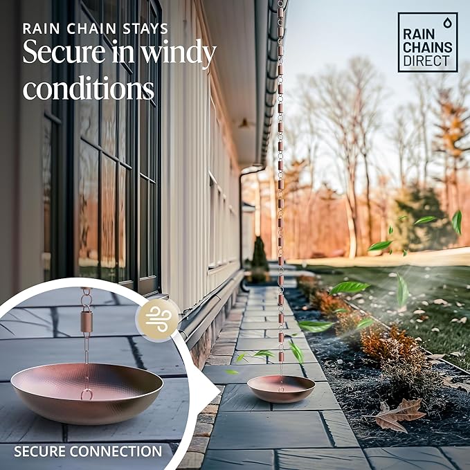 Rain Chains Direct Copper Basin