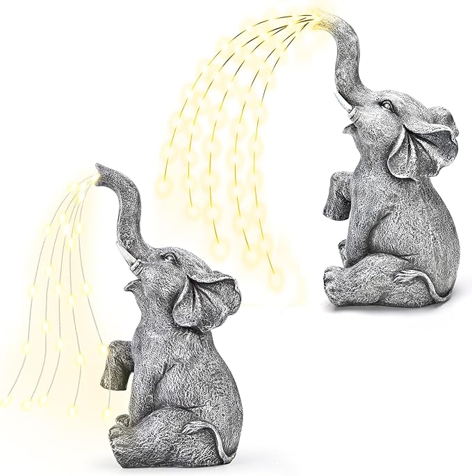 GIGALUMl Solar Garden Statue Bundle