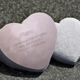 Wowser Heart Shaped Memorial Stone, Sympathy Gift, Remembrance Garden Accent, 6 Inches (Sister)