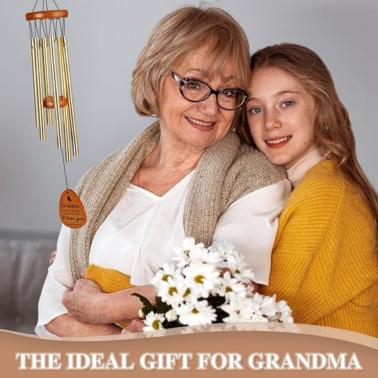 Gifts for Grandma, Grandma Gift Wind Chime, Grandma Birthday Gifts from Grandchildren, Mothers Day Thanksgiving for Grandma, Nana