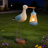 Solar Seagull Statues for Garden and Home Decor,Funny Garden Decor Beach,Pool,Patio,Lawn,Yard,Porch,Perfect Garden Gift